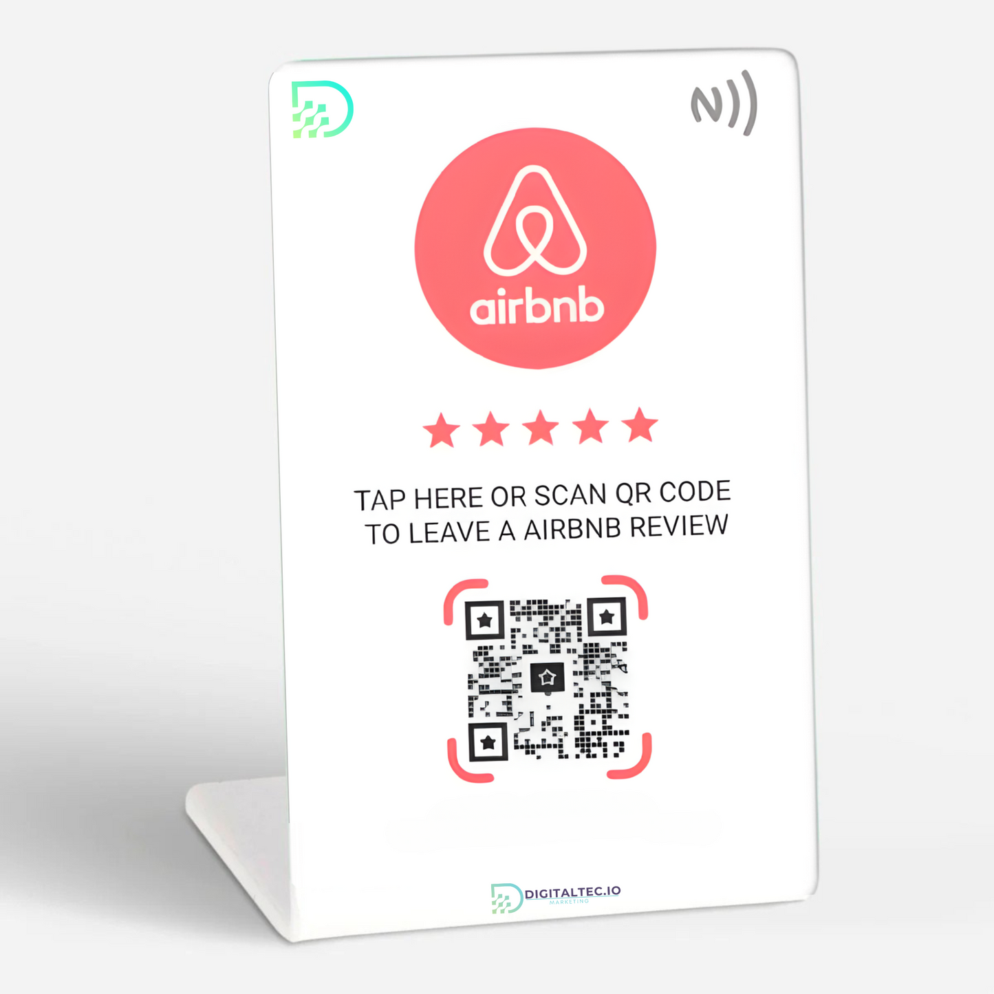 Review Stand Collector "tap or scan"